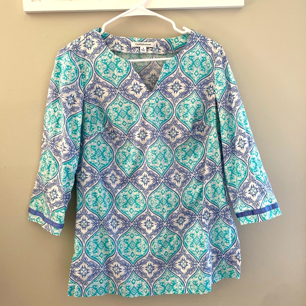 Croft and Barrow paisley tunic